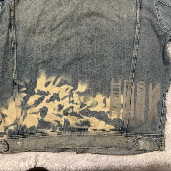 HUDSON Blue Vintage Trucker Jacket Size XL Men’s - Picture 9 of 12